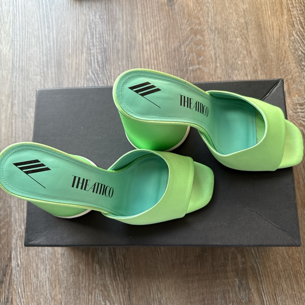 The Attico Green Women's Shoes - Picture 2 of 5